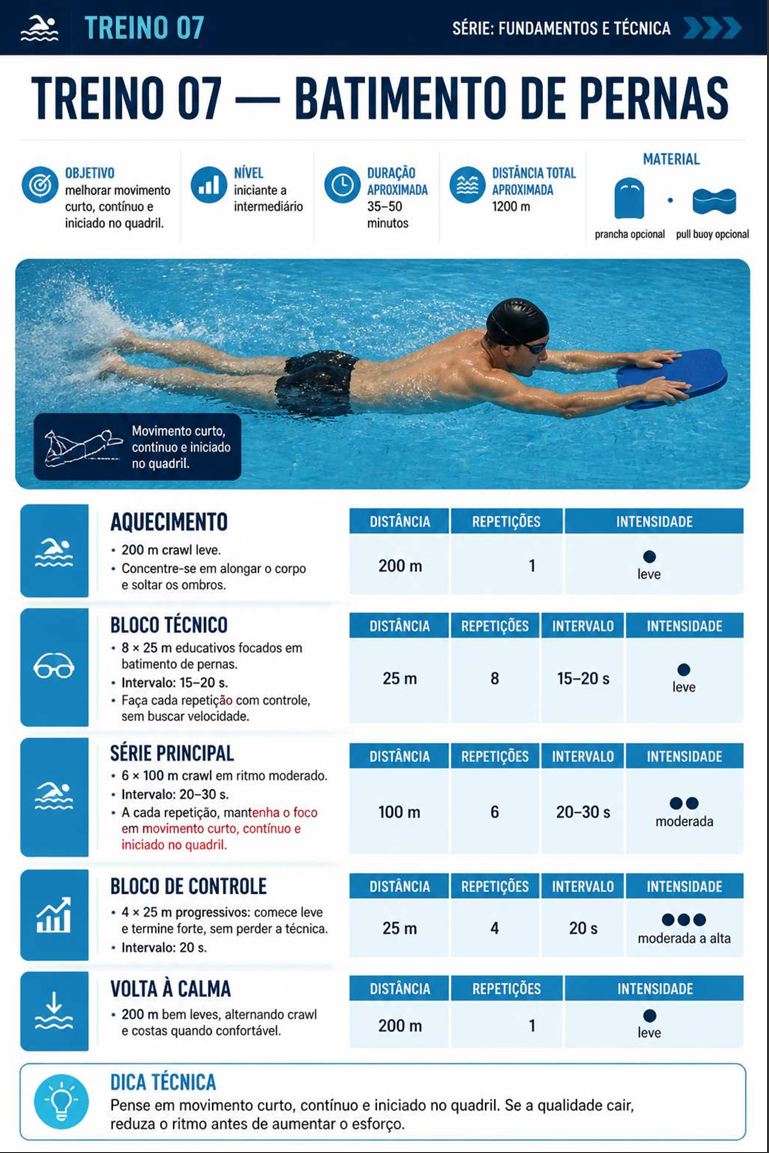 Página ilustrada do material de natação 6