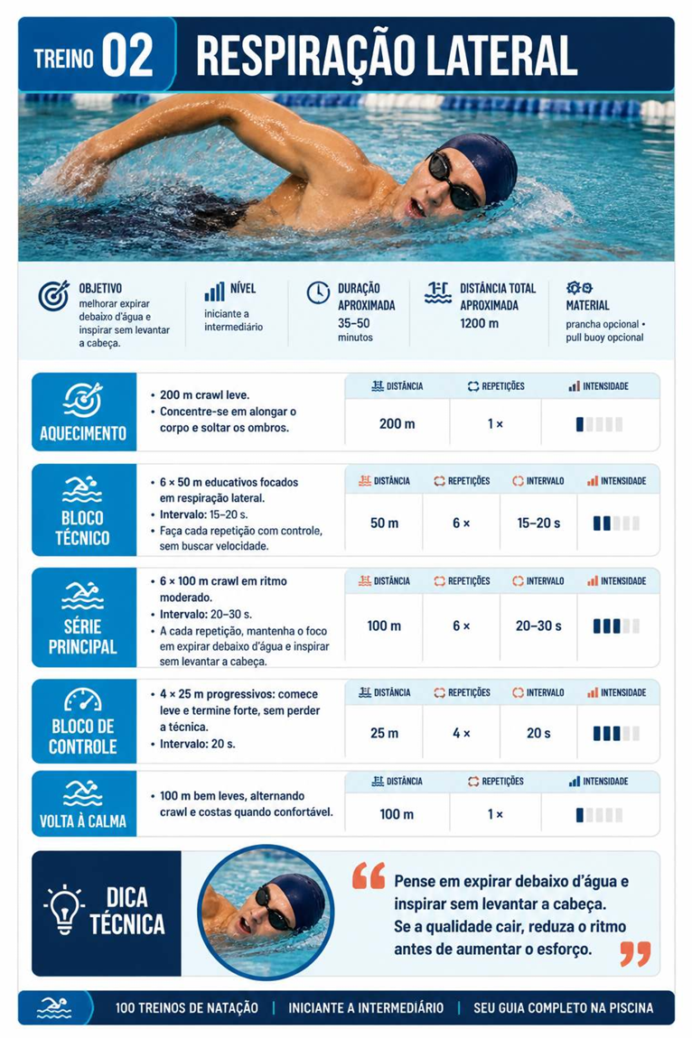 Página ilustrada do material de natação 3